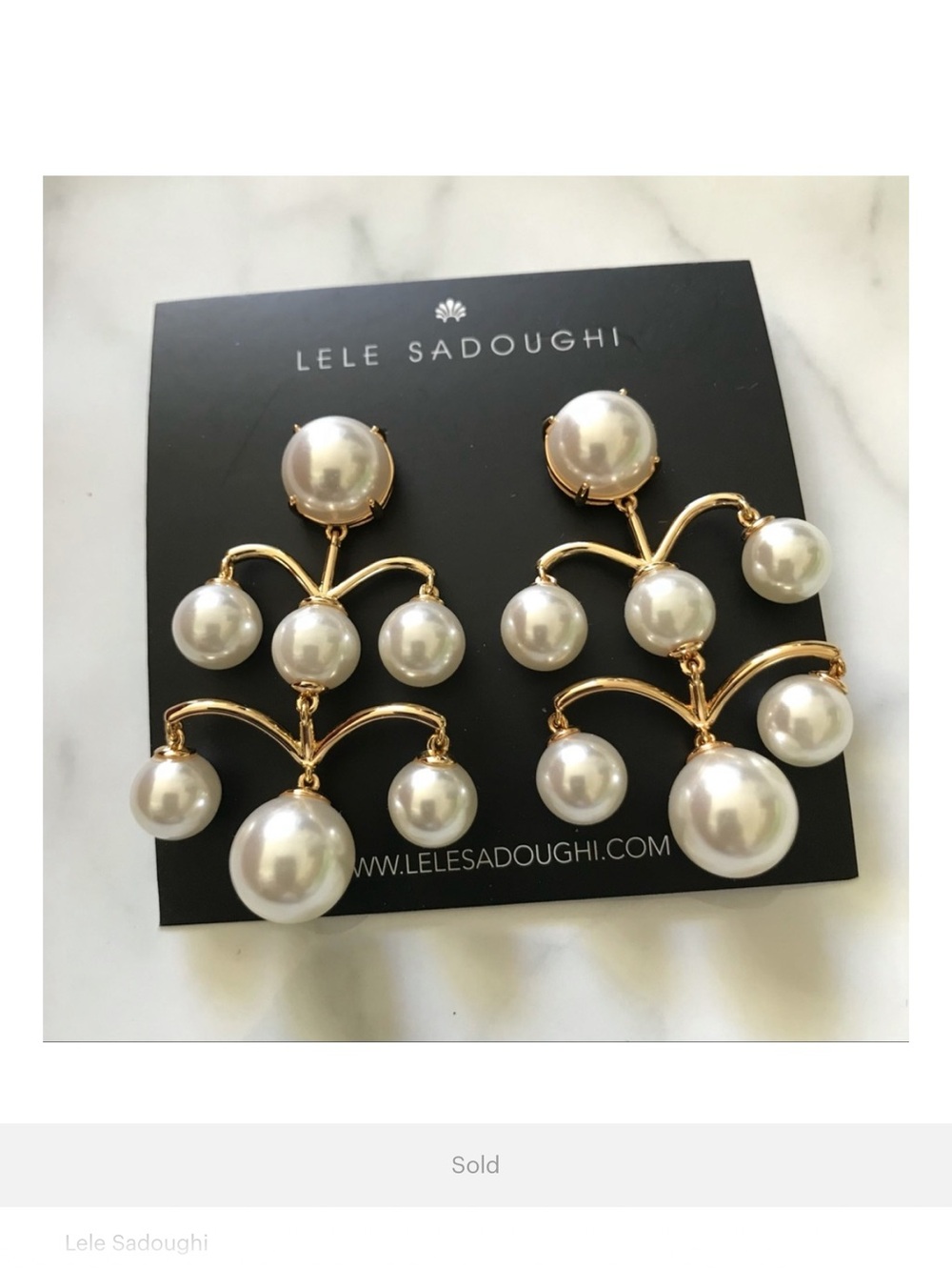 Lele Sadoughi Ashford Chandelier Earrings